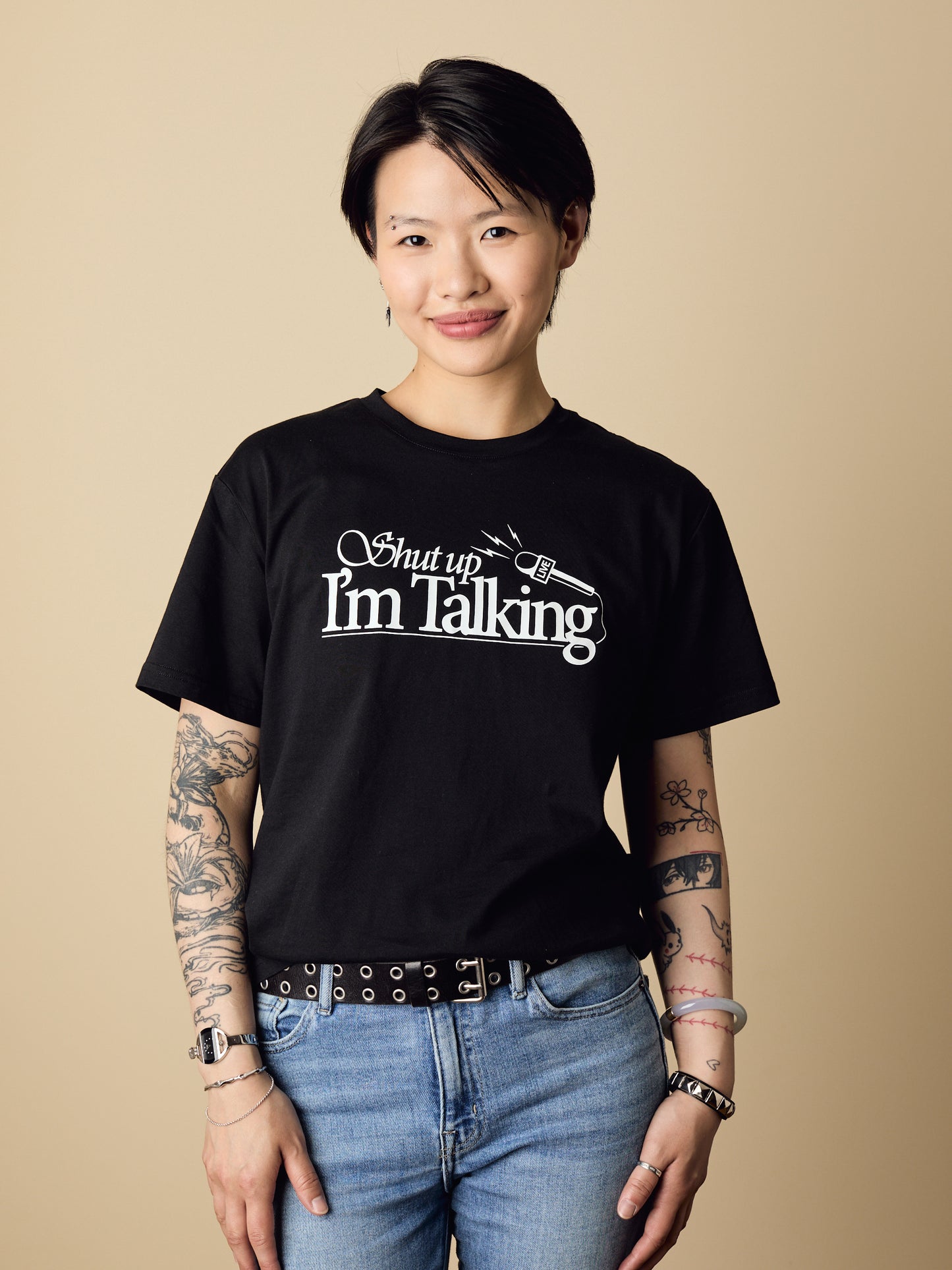 Shut Up I'm Talking Podcast Tee
